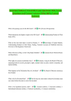 Securities Industry Essentials Exam Questions 2026&period; Exam&NewLine;Questions and Correct Answers With 100&percnt; Correct&NewLine;Answers&period;&NewLine;