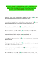 Securities Industry Essentials &lpar;SIE&rpar; Key Concepts FINRA&NewLine;Exam Guide 2025&sol;2026 Update&period; Exam Questions and&NewLine;Correct Answers With 100&percnt; Correct Answers&period;