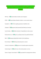 SIE Exam 2025&sol;2026 Preparation Guide Update&period; Exam&NewLine;Questions and Correct Answers With 100&percnt; Correct&NewLine;Answers&period;