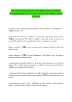 SIE Exam Exam Revision Questions 2025&sol;2026 Update&period;&NewLine;Exam Questions and Correct Answers With 100&percnt; Correct&NewLine;Answers&period;