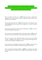 SIE Exam Questions&colon; Securities Industry Basics &&NewLine;Regulations 2025&sol;2026 Update&period; Exam Questions and Correct&NewLine;Answers With 100&percnt; Correct Answers&period;