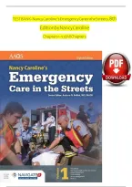 Test Bank for Nancy Caroline&rsquo;s Emergency Care in the Streets 8th Edition by AAOS &ndash; Paramedic Science and Emergency Medical Services Practice Questions