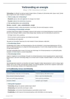 Samenvatting Verbranding en energie &vert; Biologie 2 VWO