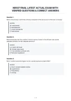 Nr507 Final Latest Actual Exam With&NewLine;Verified Questions & Correct Answers