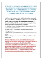 Fitz Exit Examination Comprehensive Nurse&NewLine;Practitioner Readiness Assessment 2026 All&NewLine;Questions And Correct Detailed Answers&NewLine;With Rationales Already A Graded With&NewLine;Expert Feedback &vert;New And Revised