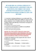 Rutgers Bio 116&colon; General Biology Ii &ndash;&NewLine;Exam 2 Preparation Assessment 2026 All&NewLine;Questions And Correct Detailed&NewLine;Answers With Rationales Already A&NewLine;Graded With Expert Feedback &vert;New And&NewLine;Revised