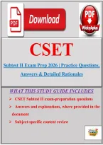 CSET Multiple Subjects Subtest II Science 2026 &vert; Practice Questions&comma; Answers & Detailed Rationales