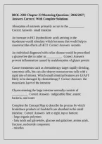 BIOL 2302 Chapter 23 Mastering Questions &vert; 2026&sol;2027 &vert; Answers Correct &vert; With Complete Solutions