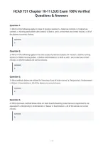 HCAD 731 Chapter 10-11 LSUS Exam 100&percnt; Verified&NewLine;Questions & Answers