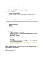 Psychologie Deel 1 &vert; Wetenschappelijkheid &vert; Karel de Grote &vert; 2026&sol;27