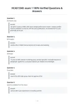 HCAD 5340&colon; exam 1 100&percnt; Verified Questions &&NewLine;Answers