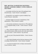 Biol 2302 Final Exam Review Questions &vert; 2026&sol;2027 &vert; Answers Correct &vert; With Complete Solutions