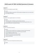 HCAD exam &num;4 100&percnt; Verified Questions & Answers&NewLine;