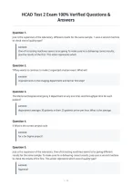 HCAD Test 2 Exam 100&percnt; Verified Questions &&NewLine;Answers&NewLine;