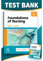 Test Bank&colon; Foundations Of Nursing 9Th Edition &vert; Kim Cooper & Kelly Gosnell &vert; Nursing Exam Preparation &vert; 100&percnt; Verified &vert; A&plus; Guarantee