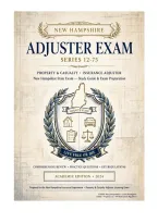 New Hampshire Adjuster Exam Prep&colon; Series 12-75 Questions With Correct Updated Answers Actual Exam 2026&sol;2027 &ndash; Complete Exam-Style Questions with Detailed Rationales &vert; 100&percnt; Verified &vert; Pass Guaranteed &ndash; A&plus; Graded