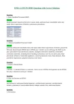 EFDA LAWS IN OHIO Questions with Correct Solutions