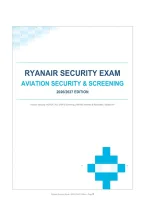 Ryanair Security Exam 2026&sol;2027 &vert; Aviation Security & Screening Questions & Answers with Rationales &vert; Graded A&plus; &vert; Instant Download