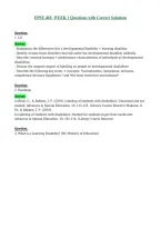 EPSE 403 WEEK 1 Questions with Correct Solutions