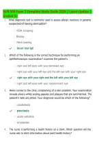 NUR 504 Exam 3 Study Guide 2026&sol;2027 &vert; 150&plus; Questions & Answers &vert; Latest Update &vert; Exam Prep