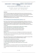  NUR242 Exam 3 Medical-Surgical Nursing Galen College of Nursing Actual Exam 2026&sol;2027 Complete Exam-Style Questions with Detailed Rationales &vert; 100&percnt; Verified &vert; Pass Guaranteed &ndash; A&plus; Graded