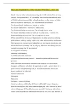 MKTG BUNDLED QUESTIONS WELL ANSWERED LATEST UPDATE 2026&sol;2027