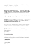 Intro To Engineering Exam 1 Review &vert; Study Guide&comma; Practice Questions & Answers