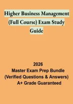 Higher Business Management Full Course Study Guide &vert; Exam Preparation&comma; Key Concepts and Revision Notes