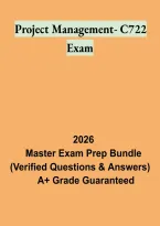 WGU C722 Project Management Exam Study Guide &vert; Project Planning&comma; Risk Management and Practice Questions
