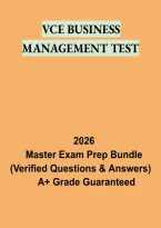 VCE Business Management Test Study Guide &vert; Key Concepts&comma; Practice Questions and Exam Revision