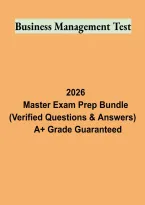 Business Management Test Study Guide &vert; Key Concepts&comma; Management Principles and Practice Questions