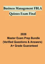 FBLA Business Management Final Exam Study Guide &vert; Practice Quizzes&comma; Key Concepts and Exam Review