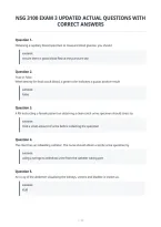 Nsg 3100 Exam 3 Updated Actual Questions With&NewLine;Correct Answers&NewLine;