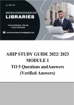 Test Bank For Anatomy and Physiology by OpenStax Chapter 1-27 &vert; Complete Guide A&plus;