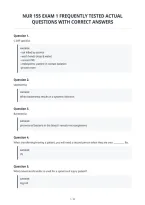 Nur 155 Exam 1 Frequently Tested Actual&NewLine;Questions With Correct Answers
