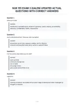 Nur 155 Exam 3 &lpar;Galen&rpar; Updated Actual&NewLine;Questions With Correct Answers