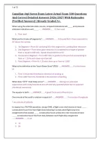 Canadian ATPL SARON Exam 2026&sol;2027 &ndash; 500 Verified Questions with Detailed Answers & Rationales &lpar;Graded A&plus;&rpar;