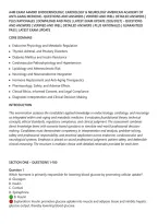 A4M Exam A4M001 Endocrinology&comma; Cardiology & Neurology American Academy Of&NewLine;Anti-Gang Medicine&ndash; Questions And Answers &vert; Verified And Well Detailed Answers &vert;&NewLine;Plus Rationales &vert; Download And Pass &vert; Latest Exam Update 2026&sol;2027&rsqb; &ndash; Questions&NewLine;And Answers &vert; Ver