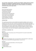 Exsc 320 Exam 1 &lpar;Peveler Notes&rpar;&ndash; Questions And Answers &vert; Verified And Well Detailed&NewLine;Answers &vert; Plus Rationales &vert; Download And Pass &vert; Latest Exam Update 2026&sol;2027 &NewLine;Questions And Answers &vert; Verified And Well Detailed Answers &vert; Plus Rationales &vert;&NewLine;Guaranteed 