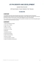 ATI PN GROWTH AND DEVELOPMENT&NewLine;2026&sol;2027 PRACTICE EXAM&NewLine;450 Practice Questions &bull; Answers Highlighted in Red &bull; Rationales