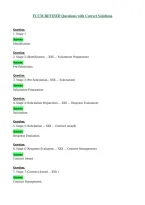 FCCM REVISED Questions with Correct Solutions