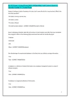Ite 152 Exam 3 Actual Exam 2024 &vert; All Questions And Correct Answers &vert; Already Graded A&plus; &vert; Latest Exam&NewLine;&NewLine;