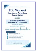 ECG Workout&colon; Exercises in Arrhythmia Interpretation 8th Edition Jane Huff Test Bank &vert; All Chapters ECG & Arrhythmia Exam Prep