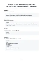 Nur 215 Exam 1 &lpar;Modules 1-3&rpar; Updated&NewLine;Actual Questions And Correct Answers