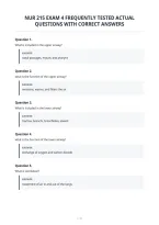 Nur 215 Exam 4 Frequently Tested Actual&NewLine;Questions With Correct Answers