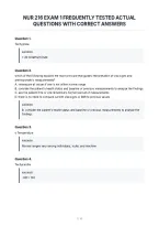 Nur 216 Exam 1 Frequently Tested Actual&NewLine;Questions With Correct Answers&NewLine;