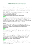 FITZ PRE-TEST Questions with Correct Solutions