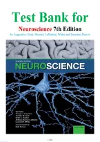 Test Bank for Neuroscience 7th Edition by Augustine&comma; Groh&comma; Huettel&comma; LaMantia&comma; White and Emeritus Purves isbn-978-0197616246