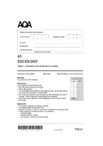 aqa as level 2026 sociology paper 1 qp
