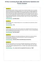 45 Hour Licensing Exam 2026&colon; 453 Practice Questions and&NewLine;Correct Answers